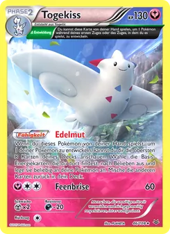 Karte Togekiss aus Drachenleuchten, Nummer 46/108