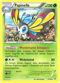 Karte Papinella aus Drachenleuchten, Nummer 5/108
