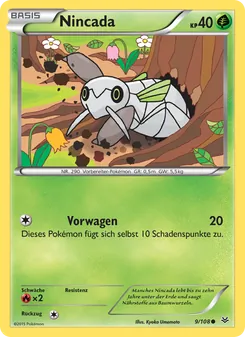 Karte Nincada aus Drachenleuchten, Nummer 9/108