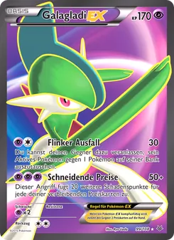 Karte Galagladi EX aus Drachenleuchten, Nummer 99/108