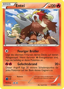 Karte Entei aus Ewiger Anfang, Nummer 14/98
