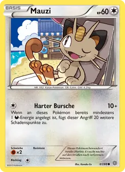 Karte Mauzi aus Ewiger Anfang, Nummer 61/98