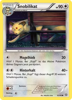 Karte Snobilikat aus Ewiger Anfang, Nummer 62/98
