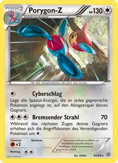Karte Porygon-Z aus Ewiger Anfang, Nummer 66/98