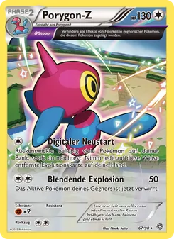 Karte Porygon-Z aus Ewiger Anfang, Nummer 67/98