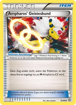 Karte Ampharos' Geistesbund aus Ewiger Anfang, Nummer 70/98