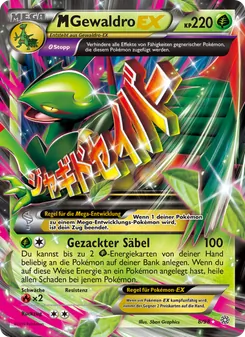 Karte M-Gewaldro EX aus Ewiger Anfang, Nummer 8/98