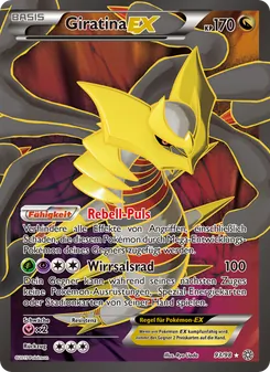 Karte Giratina EX aus Ewiger Anfang, Nummer 93/98