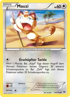 Karte Mauzi aus TURBOstart, Nummer 114/162