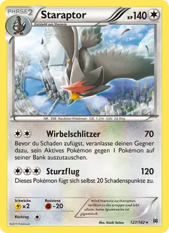 Karte Staraptor aus TURBOstart, Nummer 127/162