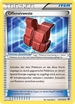 Karte Offensivweste aus TURBOstart, Nummer 133/162