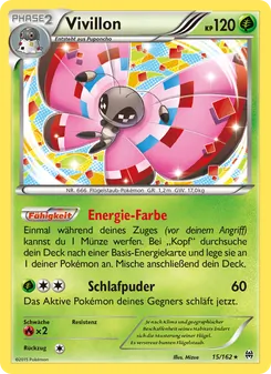 Karte Vivillon aus TURBOstart, Nummer 15/162