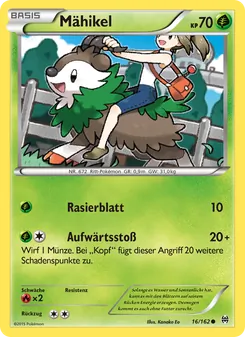 Karte Mähikel aus TURBOstart, Nummer 16/162