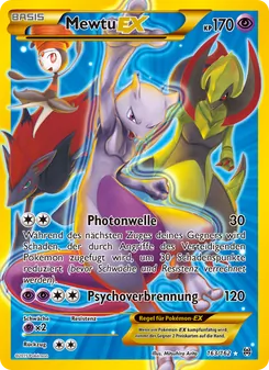 Karte Mewtu EX aus TURBOstart, Nummer 163/162