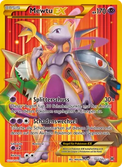 Karte Mewtu EX aus TURBOstart, Nummer 164/162