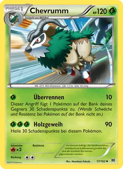 Karte Chevrumm aus TURBOstart, Nummer 17/162
