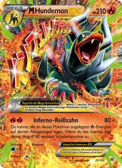 Karte M-Hundemon EX aus TURBOstart, Nummer 22/162