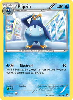 Karte Pliprin aus TURBOstart, Nummer 37/162