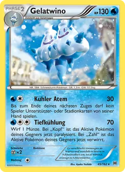 Karte Gelatwino aus TURBOstart, Nummer 45/162