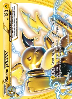 Karte Raichu-TURBO aus TURBOstart, Nummer 50/162