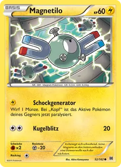 Karte Magnetilo aus TURBOstart, Nummer 52/162