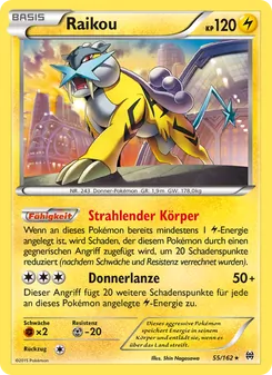 Karte Raikou aus TURBOstart, Nummer 55/162