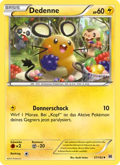 Karte Dedenne aus TURBOstart, Nummer 57/162