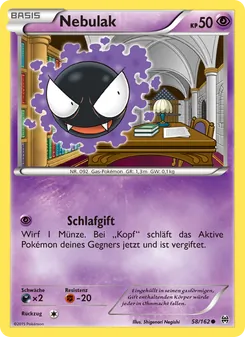 Karte Nebulak aus TURBOstart, Nummer 58/162