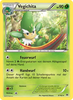 Karte Vegichita aus TURBOstart, Nummer 6/162