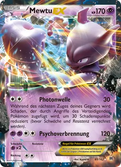 Karte Mewtu EX aus TURBOstart, Nummer 61/162