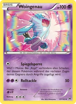Karte Woingenau aus TURBOstart, Nummer 67/162