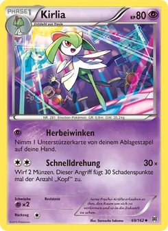Karte Kirlia aus TURBOstart, Nummer 69/162