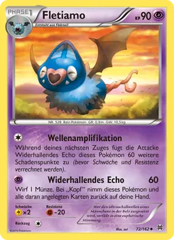 Karte Fletiamo aus TURBOstart, Nummer 72/162