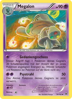 Karte Megalon aus TURBOstart, Nummer 74/162