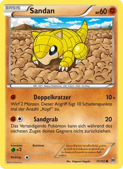 Karte Sandan aus TURBOstart, Nummer 75/162