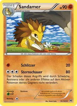 Karte Sandamer aus TURBOstart, Nummer 76/162