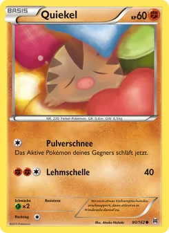 Karte Quiekel aus TURBOstart, Nummer 80/162