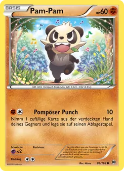 Karte Pam-Pam aus TURBOstart, Nummer 86/162