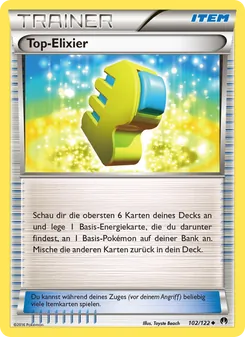 Karte Top-Elixier aus TURBOfieber, Nummer 102/122