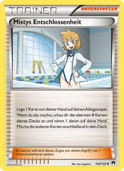 Karte Mistys Entschlossenheit aus TURBOfieber, Nummer 104/122
