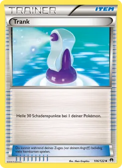Karte Trank aus TURBOfieber, Nummer 106/122