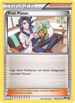 Karte Prof. Platan aus TURBOfieber, Nummer 107a/122
