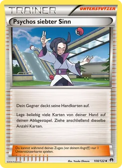 Karte Psychos siebter Sinn aus TURBOfieber, Nummer 108/122
