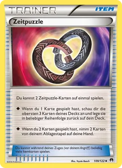Karte Zeitpuzzle aus TURBOfieber, Nummer 109/122
