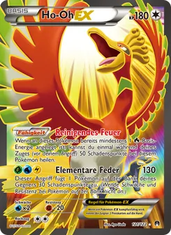 Karte Ho-Oh EX aus TURBOfieber, Nummer 121/122