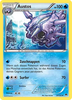 Karte Austos aus TURBOfieber, Nummer 24/122