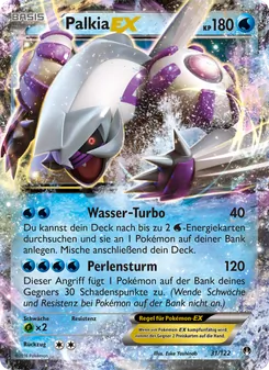 Karte Palkia EX aus TURBOfieber, Nummer 31/122