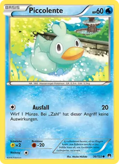Karte Piccolente aus TURBOfieber, Nummer 36/122