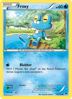 Karte Froxy aus TURBOfieber, Nummer 38/122