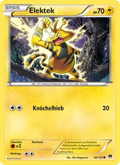 Karte Elektek aus TURBOfieber, Nummer 42/122